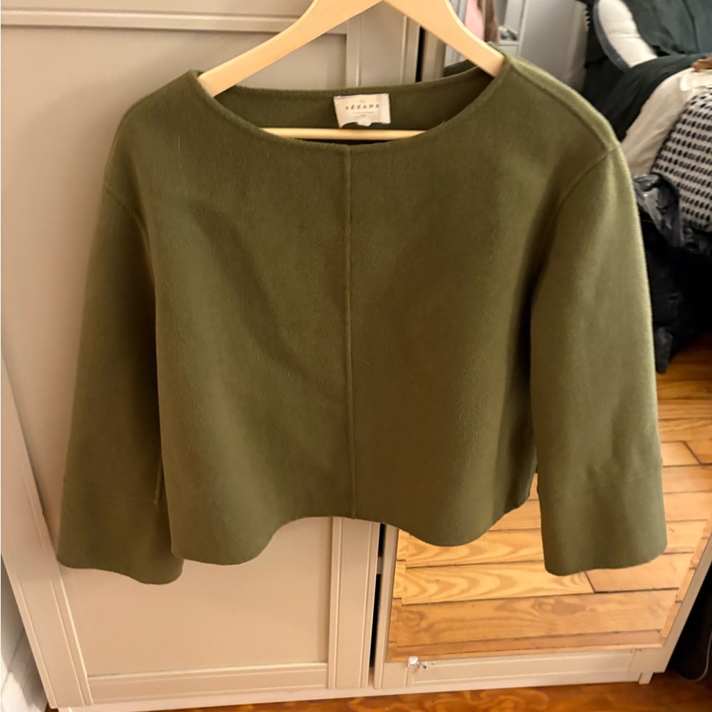 Sezane Olive Green Sweater ( part of set)